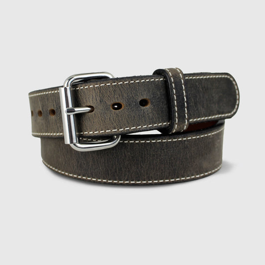 Reinforced Steel Core Leather Gun Belt