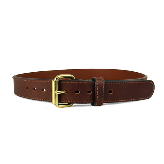 Stitched Leather Gun Belt