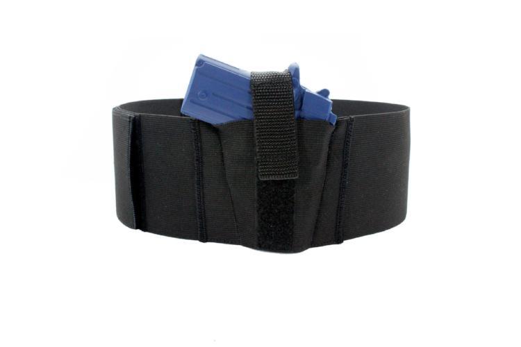 black one gun belly band holster