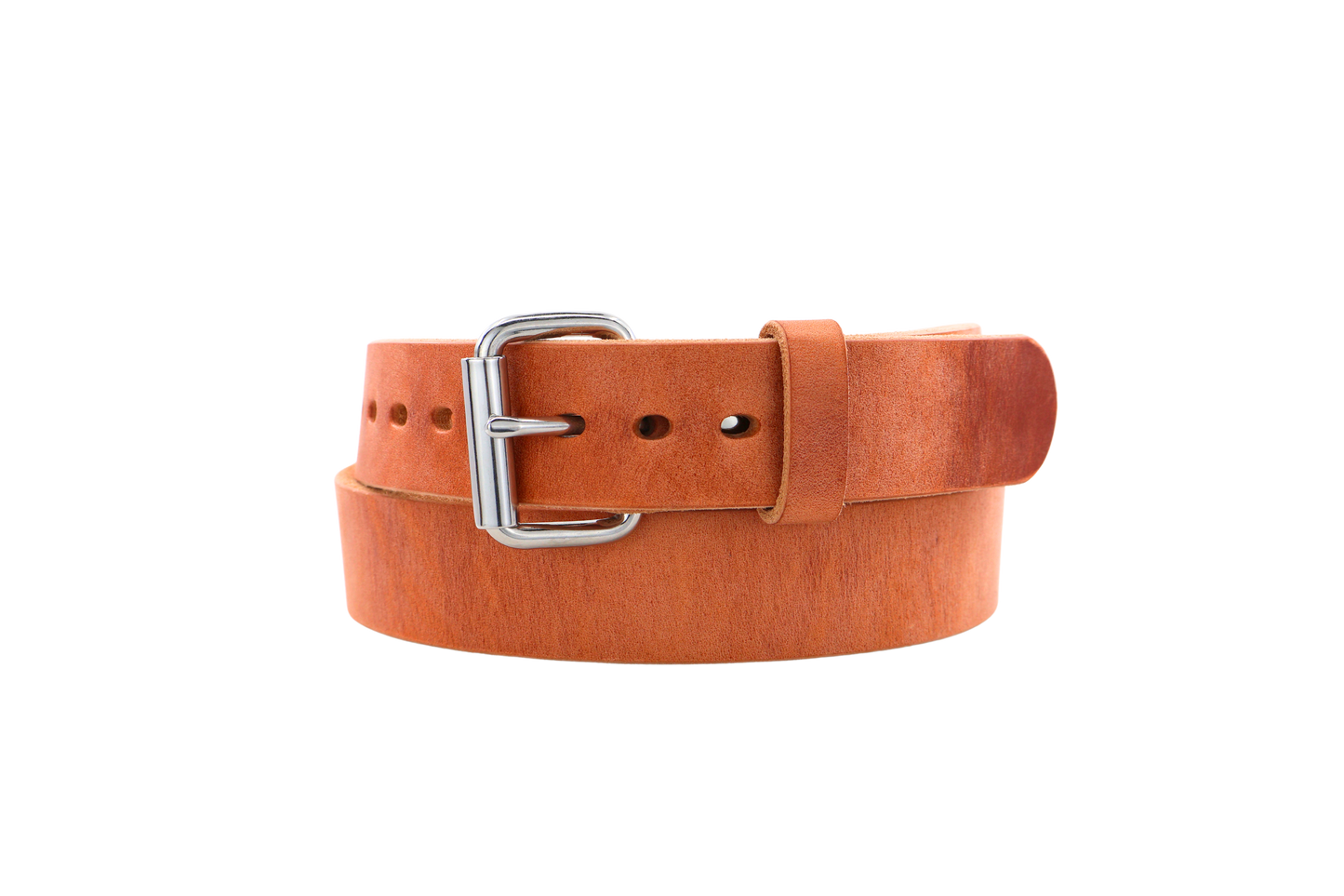 Smooth Finish Full-Grain Leather Gun Holster Belt