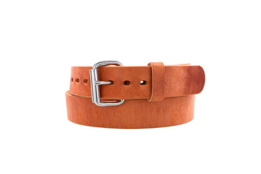 Smooth Finish Full-Grain Leather Gun Holster Belt