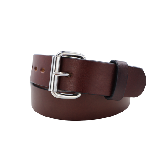 Smooth Finish Full-Grain Leather Gun Holster Belt