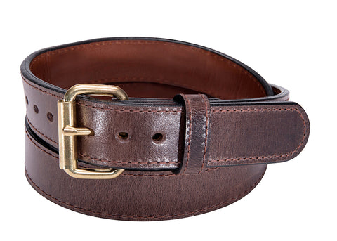 Steel Core Full Grain Leather Gun Belt