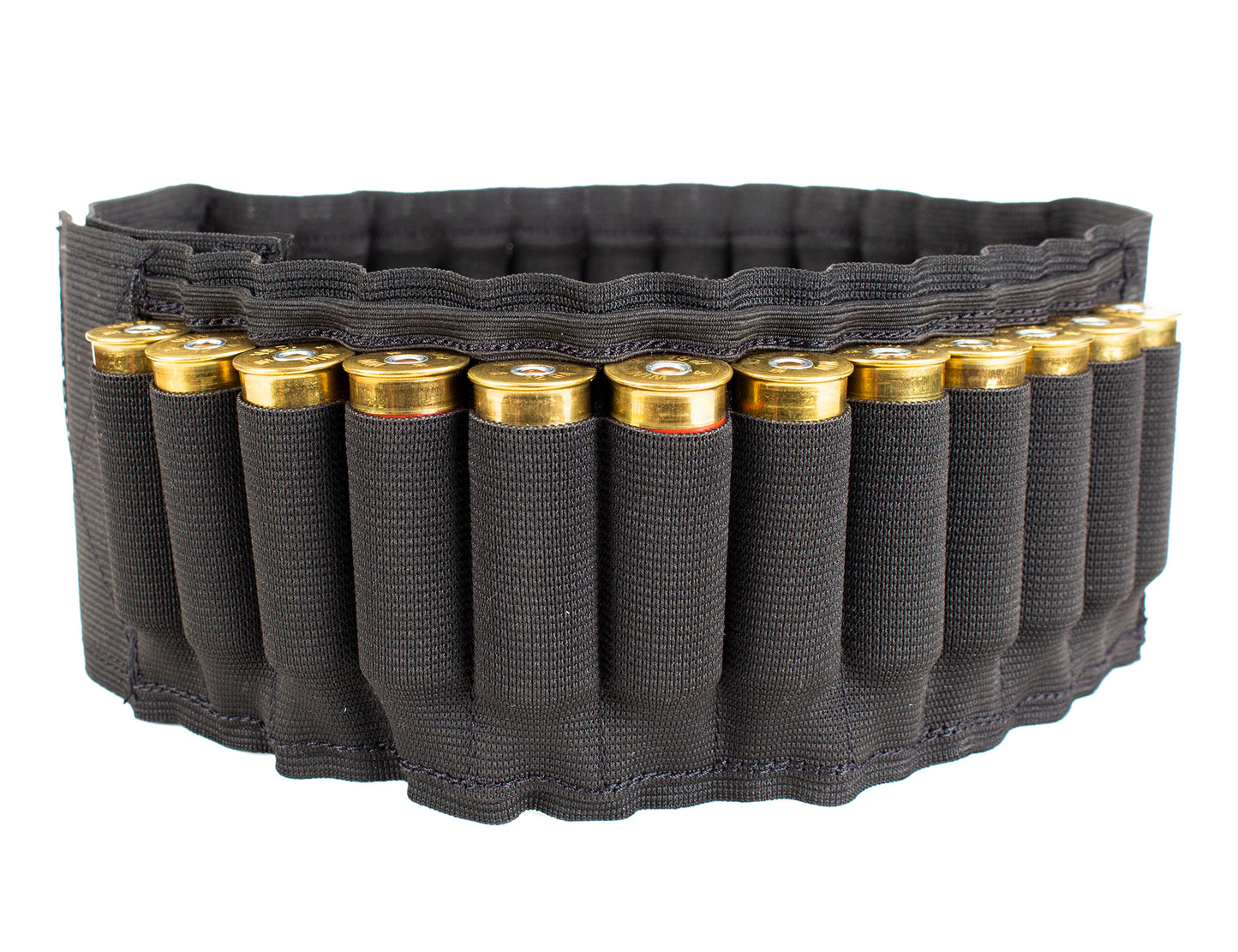 4" Wide Black Belly Bandolier Shell Holster